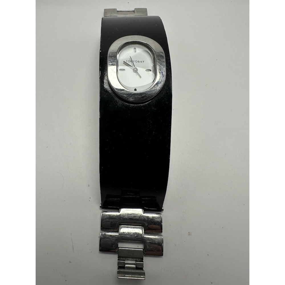 Tokyobay Ladies Watch‎ New Battery Wide Leather Band 30MM 7" B11